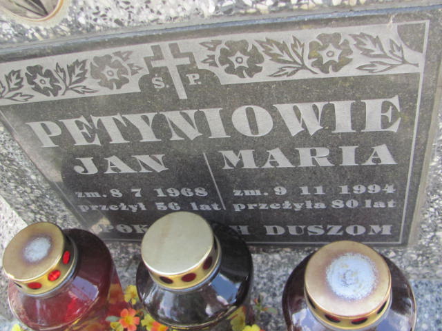 Maria Petynia 1913 Jarosław - Grobonet - Wyszukiwarka osób pochowanych