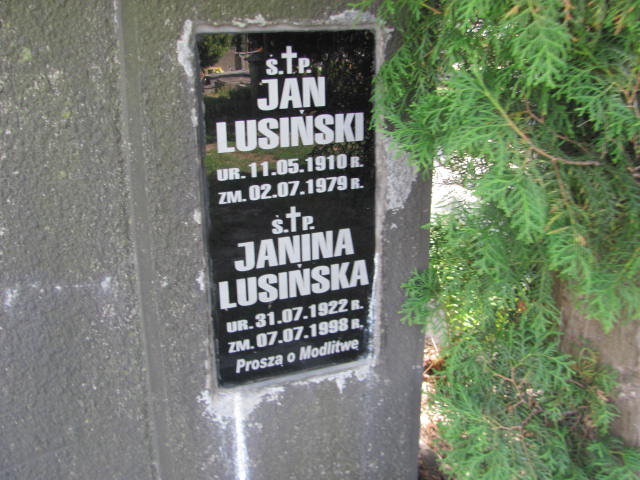 Anna Lusińska 1953 Jarosław - Grobonet - Wyszukiwarka osób pochowanych