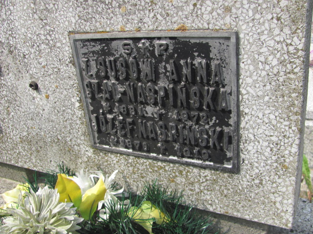 Anna Szal Naspińska 1881 Jarosław - Grobonet - Wyszukiwarka osób pochowanych