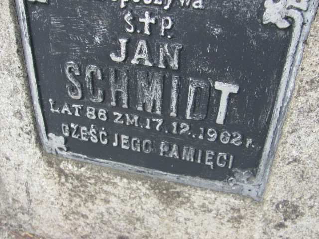 Jan Schmidt 1876 Jarosław - Grobonet - Wyszukiwarka osób pochowanych