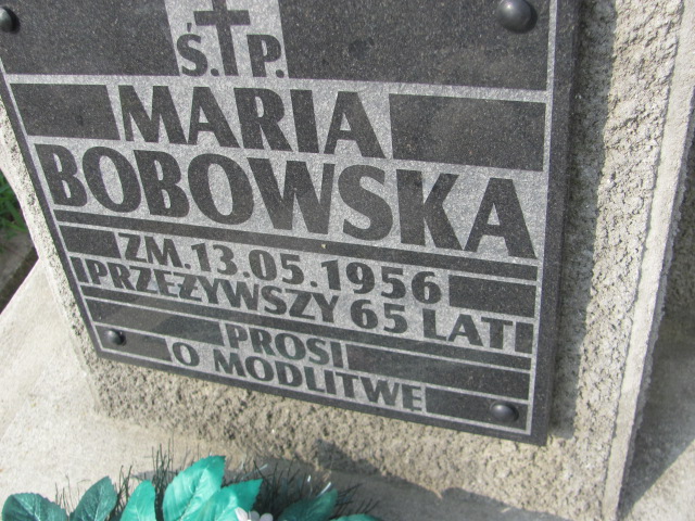 Maria Bobrowska 1958 Jarosław - Grobonet - Wyszukiwarka osób pochowanych