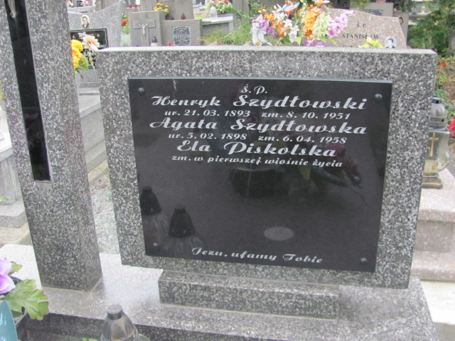 Agata Szydłowska 1898 Jarosław - Grobonet - Wyszukiwarka osób pochowanych