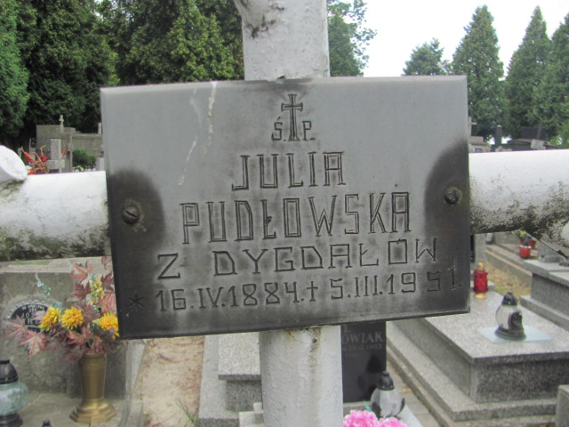 Julia Pudłowska 1884 Jarosław - Grobonet - Wyszukiwarka osób pochowanych