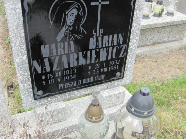 Maria Nazarkiewicz 1913 Jarosław - Grobonet - Wyszukiwarka osób pochowanych
