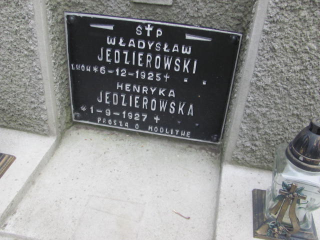 Władysław Jędzierowski 1925 Jarosław - Grobonet - Wyszukiwarka osób pochowanych
