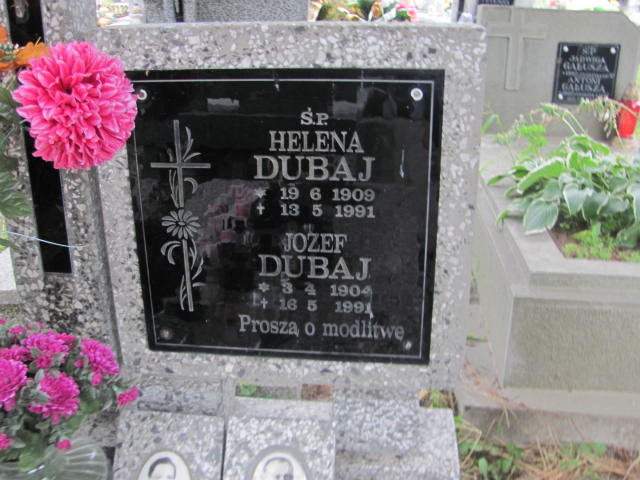 Helena Dubaj 1909 Jarosław - Grobonet - Wyszukiwarka osób pochowanych