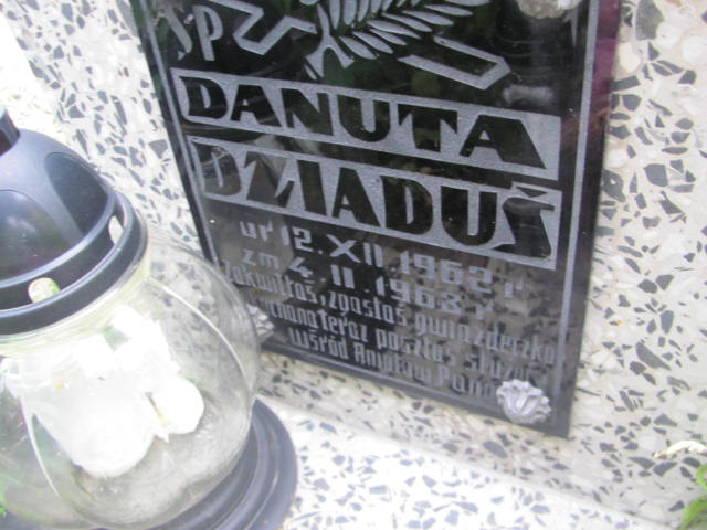 Danuta Dziaduś 1962 Jarosław - Grobonet - Wyszukiwarka osób pochowanych