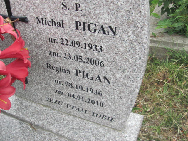 Regina Pigan 1936 Jarosław - Grobonet - Wyszukiwarka osób pochowanych