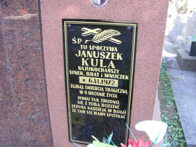 Janusz Kula 1972 Jarosław - Grobonet - Wyszukiwarka osób pochowanych