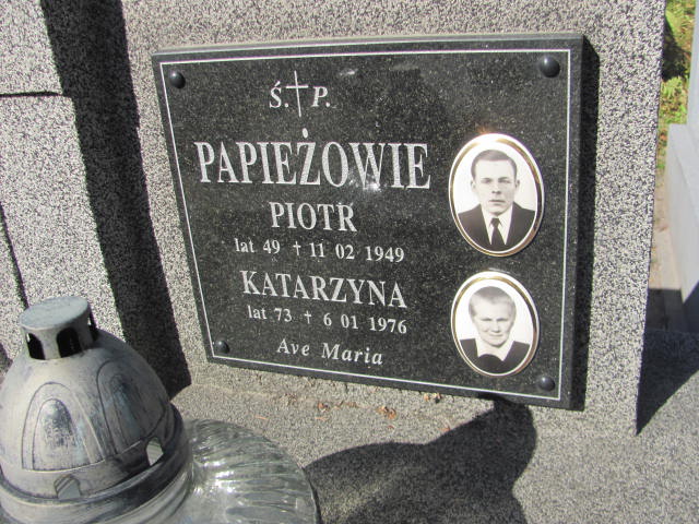 Katarzyna Papież 1902 Jarosław - Grobonet - Wyszukiwarka osób pochowanych