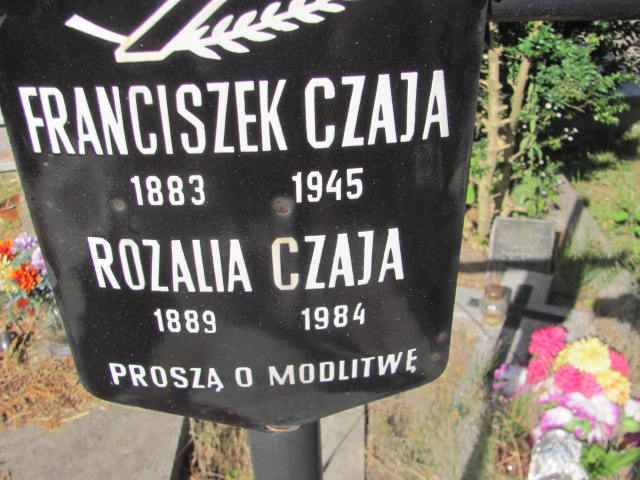 Rozalia Czaja 1889 Jarosław - Grobonet - Wyszukiwarka osób pochowanych