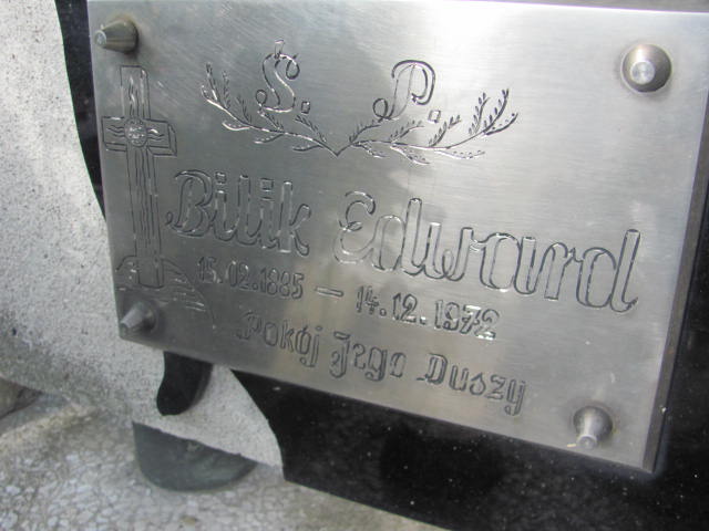 Edward Bilik 1885 Jarosław - Grobonet - Wyszukiwarka osób pochowanych