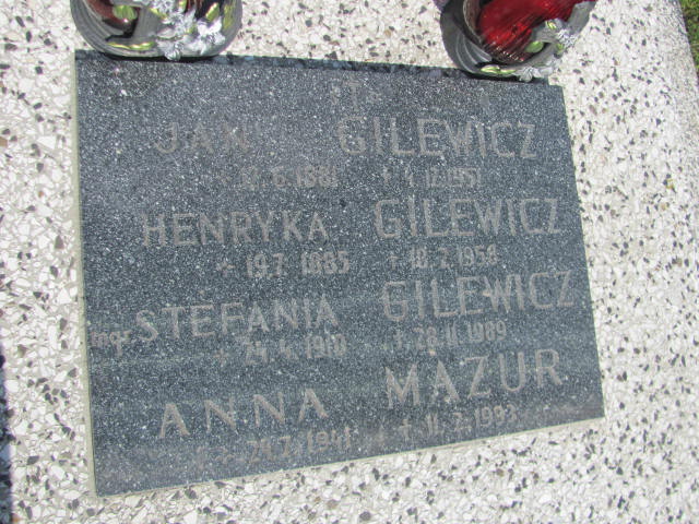 Jan Gilewicz 1881 Jarosław - Grobonet - Wyszukiwarka osób pochowanych