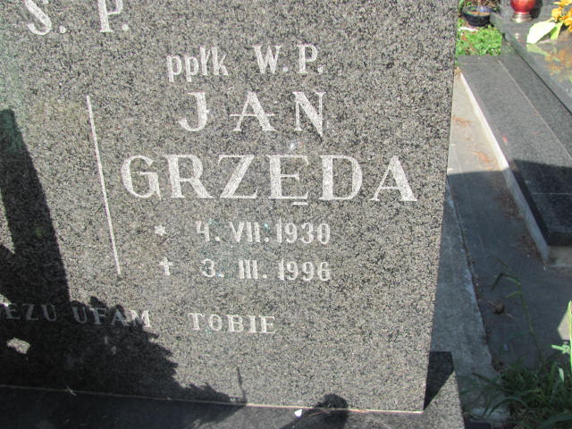 Jan Grzęda 1930 Jarosław - Grobonet - Wyszukiwarka osób pochowanych