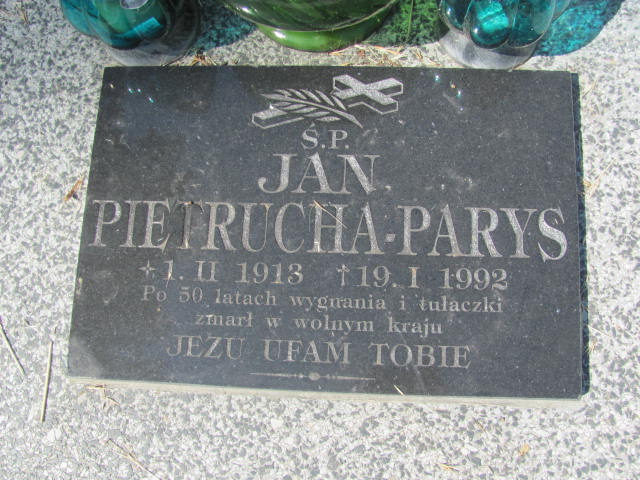 Jan Pietrucha Parys 1913 Jarosław - Grobonet - Wyszukiwarka osób pochowanych