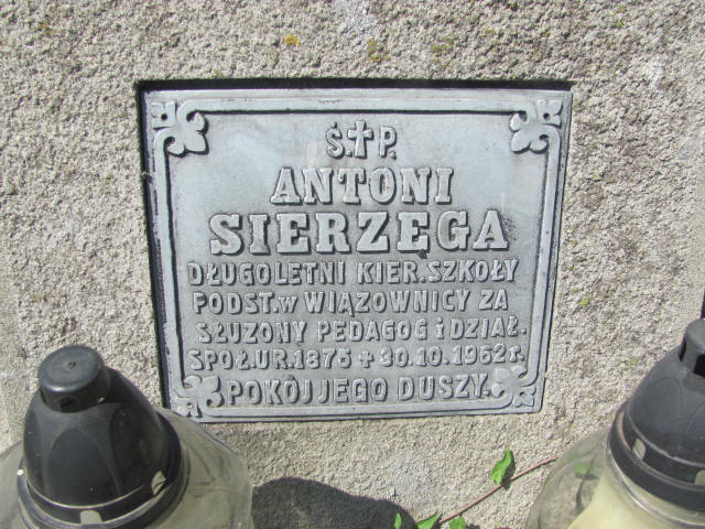 Antoni Sierzęga 1875 Jarosław - Grobonet - Wyszukiwarka osób pochowanych