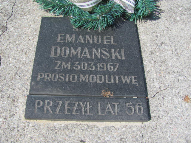 Emanuel Domański 1910 Jarosław - Grobonet - Wyszukiwarka osób pochowanych