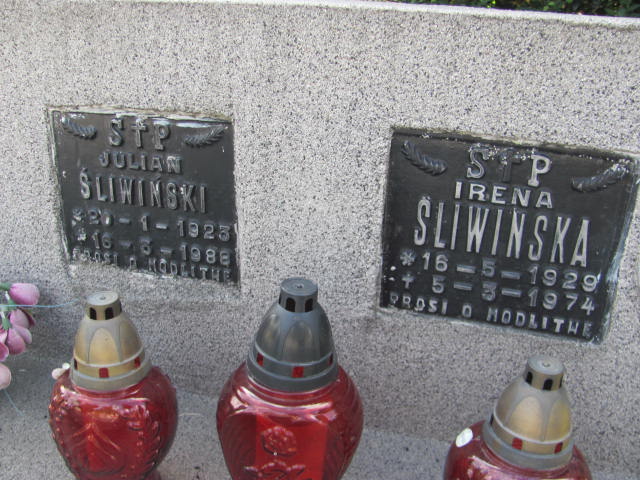 Irena Maria Śliwińska 1929 Jarosław - Grobonet - Wyszukiwarka osób pochowanych