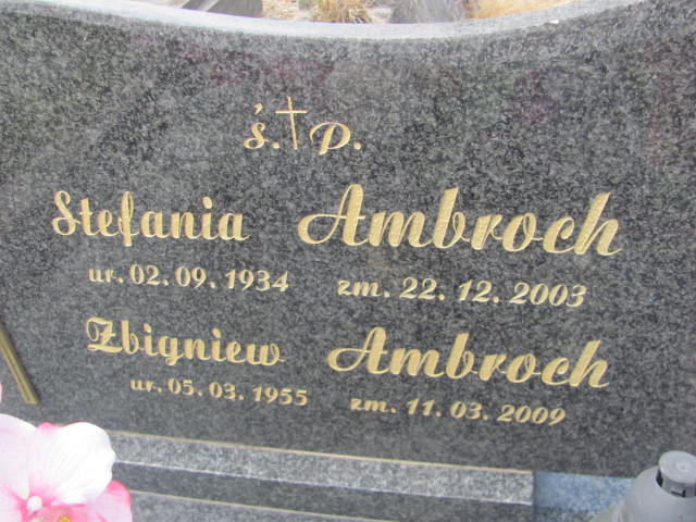 Zbigniew Ambroch 1955 Jarosław - Grobonet - Wyszukiwarka osób pochowanych
