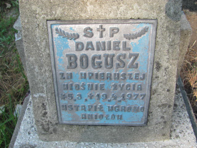 Daniel Bogusz 1977 Jarosław - Grobonet - Wyszukiwarka osób pochowanych
