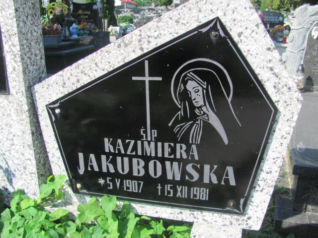 Kazimiera Jakubowska 1907 Jarosław - Grobonet - Wyszukiwarka osób pochowanych
