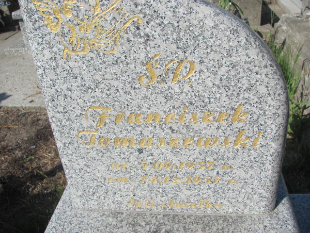 Franciszek Tomaszewski 1957 Jarosław - Grobonet - Wyszukiwarka osób pochowanych