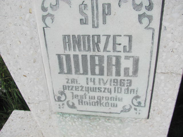 Andrzej Dubaj 1963 Jarosław - Grobonet - Wyszukiwarka osób pochowanych