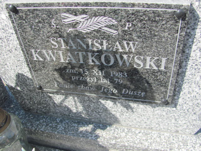 Stanisław Kwiatkowski 1904 Jarosław - Grobonet - Wyszukiwarka osób pochowanych