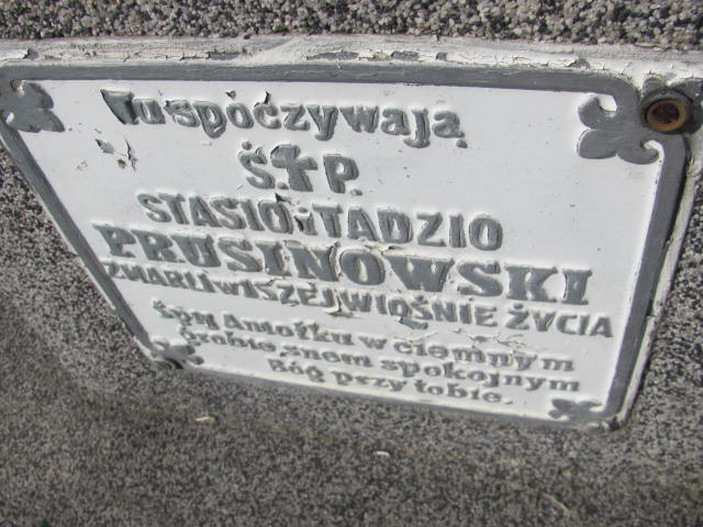 Tadeusz Prusinowski 1961 Jarosław - Grobonet - Wyszukiwarka osób pochowanych