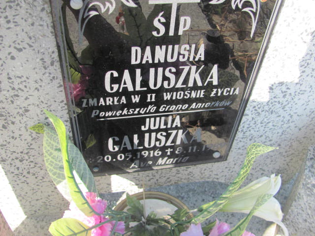 Danuta Gałuszka Jarosław - Grobonet - Wyszukiwarka osób pochowanych