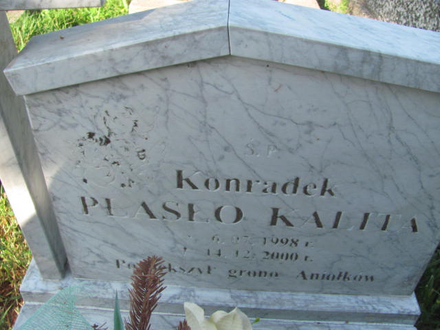 Konrad Płasło Kalita 1998 Jarosław - Grobonet - Wyszukiwarka osób pochowanych