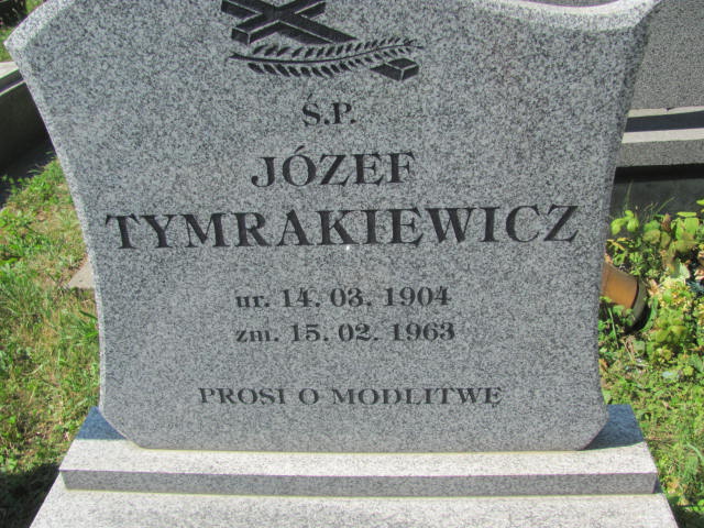 Józef Tymrakiewicz 1904 Jarosław - Grobonet - Wyszukiwarka osób pochowanych