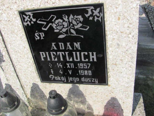 Adam Pietluch 1957 Jarosław - Grobonet - Wyszukiwarka osób pochowanych