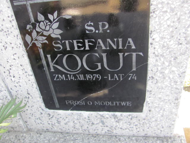 Stefania Kogut 1903 Jarosław - Grobonet - Wyszukiwarka osób pochowanych
