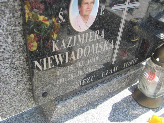 Tadeusz Niewiadomski 1942 Jarosław - Grobonet - Wyszukiwarka osób pochowanych