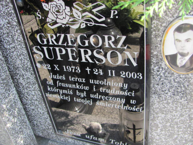 Tadeusz Superson 1936 Jarosław - Grobonet - Wyszukiwarka osób pochowanych