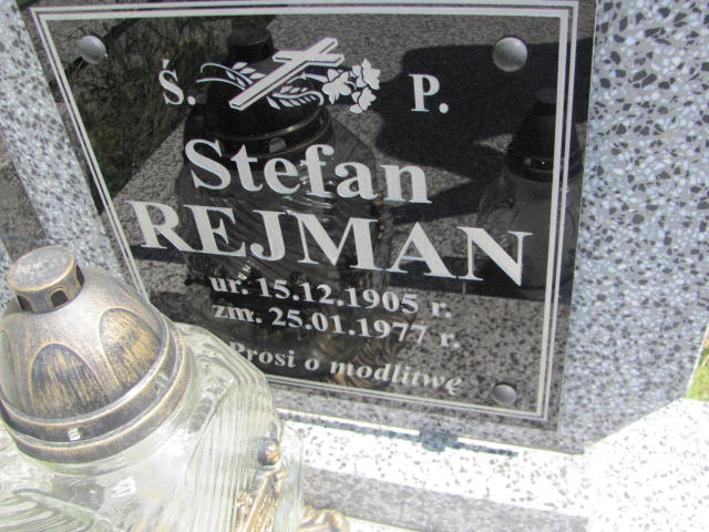 Stefan Rejman 1905 Jarosław - Grobonet - Wyszukiwarka osób pochowanych
