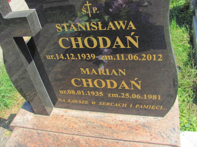 Stanisława Chodań 1939 Jarosław - Grobonet - Wyszukiwarka osób pochowanych