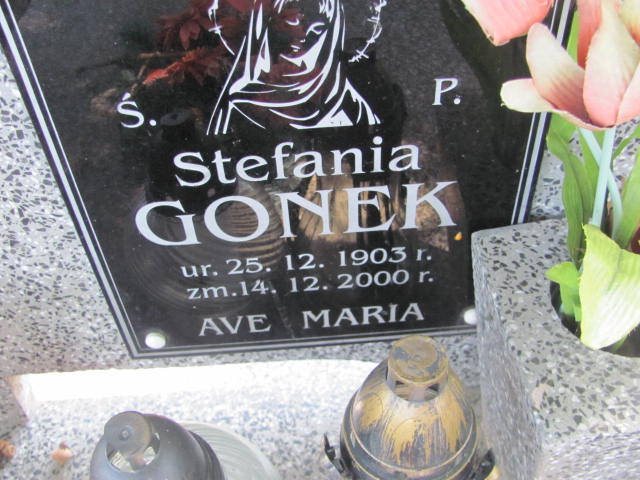 Stefania Gonek 1903 Jarosław - Grobonet - Wyszukiwarka osób pochowanych
