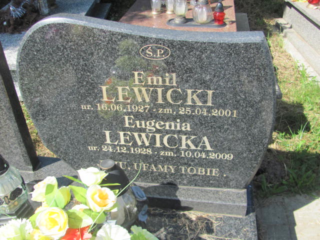 Emil Lewicki 1927 Jarosław - Grobonet - Wyszukiwarka osób pochowanych
