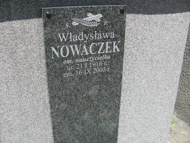 Barbara Nowaczek 1941 Jarosław - Grobonet - Wyszukiwarka osób pochowanych