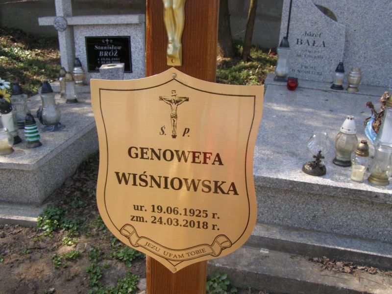 Grób Genowefa Wiśniowska