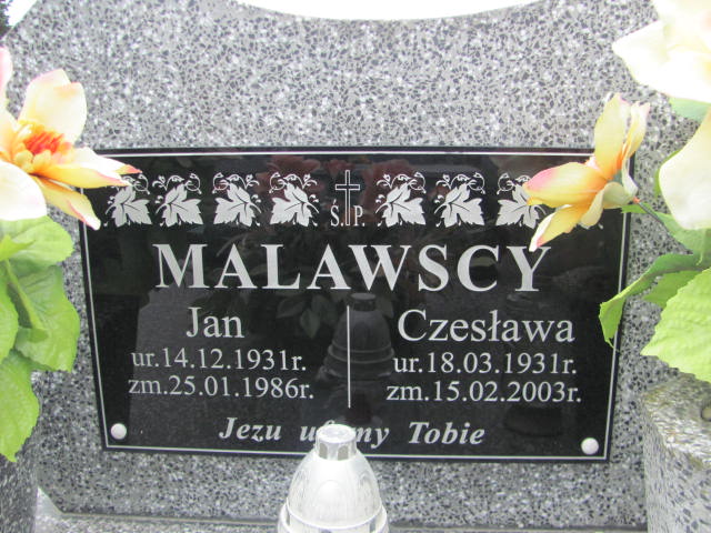 Jan Malawski 1931 Jarosław - Grobonet - Wyszukiwarka osób pochowanych