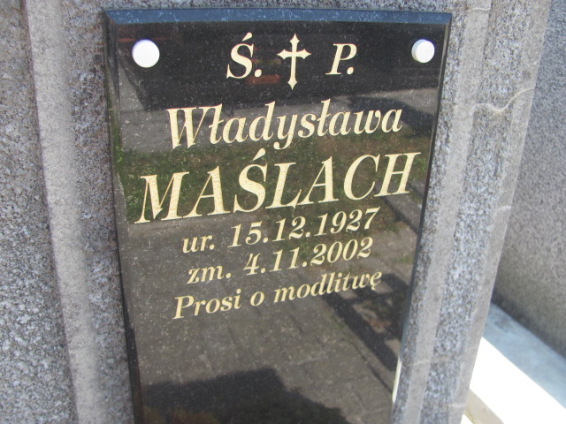 Władysława Maślach 1927 Jarosław - Grobonet - Wyszukiwarka osób pochowanych