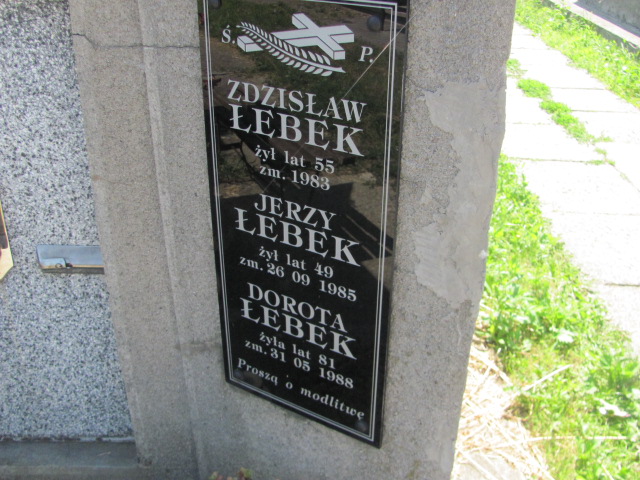 Stanisław Łebek 1939 Jarosław - Grobonet - Wyszukiwarka osób pochowanych