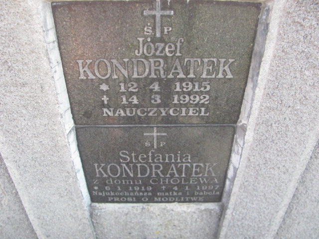 Stefania Kondratek 1919 Jarosław - Grobonet - Wyszukiwarka osób pochowanych