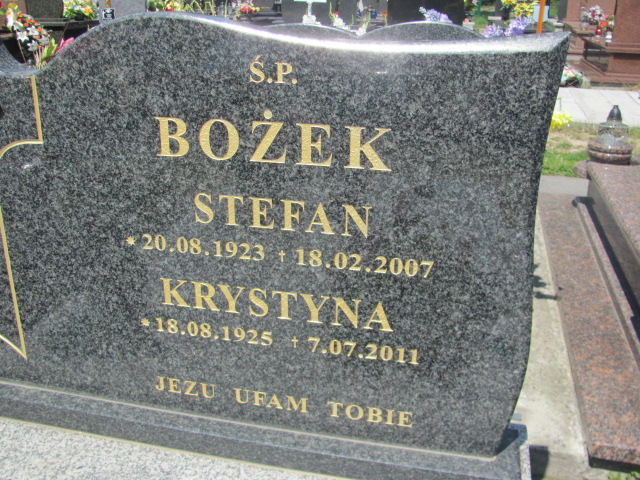 Krystyna Bożek 1925 Jarosław - Grobonet - Wyszukiwarka osób pochowanych