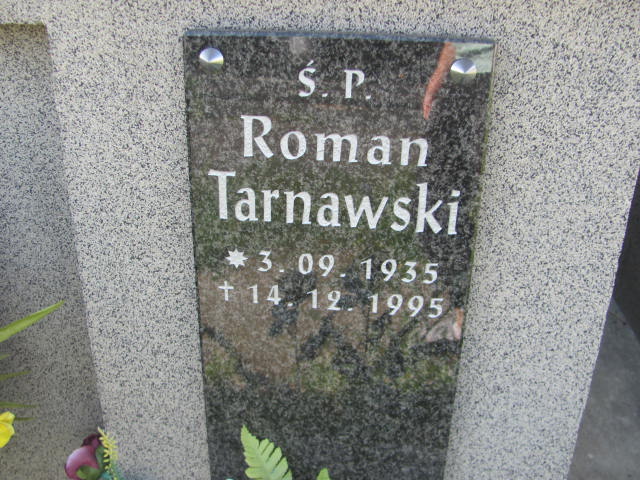 Roman Tarnawski 1935 Jarosław - Grobonet - Wyszukiwarka osób pochowanych