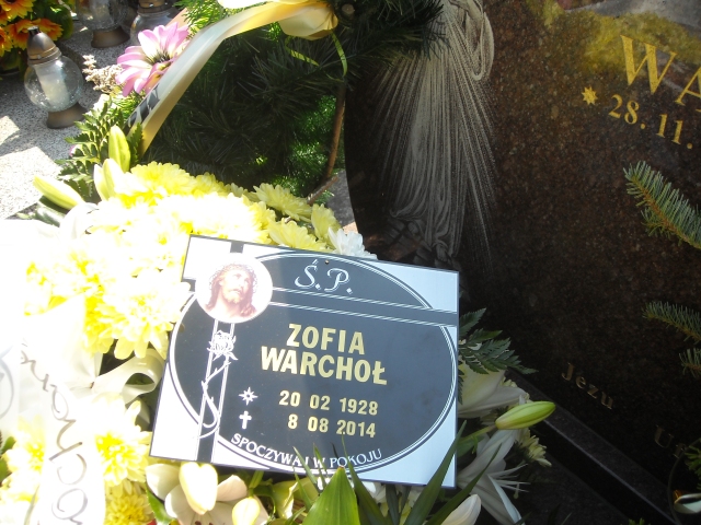 Grób Zofia Warchoł