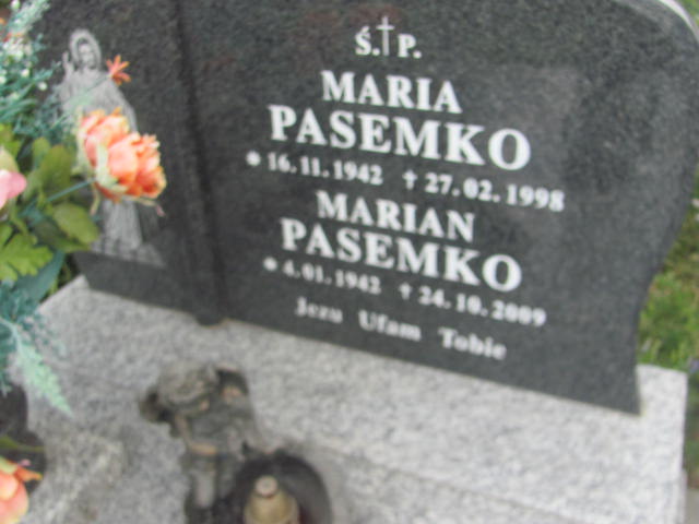 Marian Pasemko 1942 Jarosław - Grobonet - Wyszukiwarka osób pochowanych